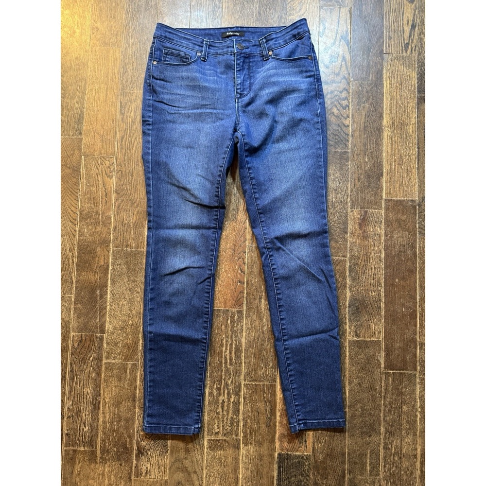Relativity Jeans Women's Size 8 (30x28.5) Skinny Mid Rise Blue‎